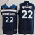 Minnesota Timberwolves Andrew Wiggins #22 2020 Nba New Arival Black Jersey