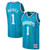 Muggsy Bogues Charlotte Hornets 1992-93 Hardwood Classics Jersey Teal 2019
