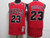 Chicago Bulls Michael Jordan #23 Nba Throwback Red Jersey