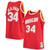 Hakeem Olajuwon Houston Rockets Mitchell & Ness Big & Tall Hardwood Classics Red 3D Jersey