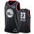 Men Philadelphia 76Ers #23 Jimmy Butler 2019 All-Star Game Finished Jersey - Black