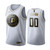 Custom #00 Indiana Pacers White Golden Edition Jersey