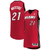 Hassan Whiteside Miami Heat Adidas Finished Red 3D Jersey