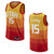 Utah Jazz 15 Derrick Favors City Swingman Gold 3D Jersey