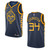 Golden State Warriors 34 Shaun Livingston City Edition Swingman Navy 3D Jersey
