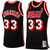Male Alonzo Mourning Miami Heat #33 Hardwood Classics Throwback Black Swingman Jersey