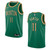 2021 20 Boston Celtics 11 Enes Kanter City Swingman Kelly Green 3D Jersey