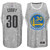 Male Golden State Warriors #30 Stephen Curry City Lights Gray Swingman Jersey