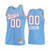 Custom #00 Sacramento Kings Blue Hardwood Classics Jersey