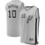 Demar Derozan San Antonio Spurs Fast Break Player Jersey Silver Statement Edition