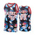 Portland Trail Blazers Carmelo Anthony #00 Black Floral Fashion Jersey