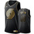 Men'S Portland Trail Blazers Custom Black #00 Golden Edition Swingman Jersey