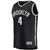 Men'S Fanatics Branded Chris Chiozza Black Brooklyn Nets 2020/21 Fast Break Replica Jersey - Icon Edition