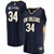 Kenrich Williams New Orleans Pelicans Fanatics Branded Fast Break Replica Icon Edition Navy 3D Jersey