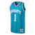 Muggsy Bogues Charlotte Hornets Mitchell & Ness 1992-93 Hardwood Classics Swingman Jersey - Teal