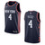 New York Knicks 4 Isaiah Hicks City Edition Swingman Navy 3D Jersey
