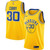 Stephen Curry Golden State Warriors Hardwood Classics Swingman Jersey Gold 2019