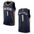 New Orleans Pelicans 1 Zion Williamson Icon Swingman Navy 3D Jersey