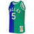 Jason Kidd Dallas Mavericks Mitchell & Ness Hardwood Classics 1994-95 Split Swingman Jersey - Blue/Green