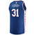 Youth Fanatics Branded Seth Curry Royal Philadelphia 76Ers 2020/21 Fast Break Replica Jersey - Icon Edition