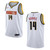 Denver Nuggets 14 Gary Harris Association Swingman Wihte 3D Jersey
