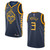Golden State Warriors 3 Jordan Poole City Swingman Navy 3D Jersey