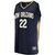 Derrick Favors New Orleans Pelicans Fast Break Replica Jersey Jersey Navy Icon Edition 2021