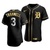 Men'S Detroit Tigers Alan Trammell #3 Golden Edition Black  Jersey