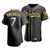 Men'S Atlanta Braves Dansby Swanson #7 Gold Edition Black  Jersey