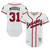 Men'S Atlanta Braves Greg Maddux Mitchell & Ness White Throwback Baseball Jersey Mlb Baseball Jersey1121