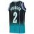Larry Johnson Charlotte Hornets Mitchell & Ness  1992/93 Hardwood Classics Fadeaway Swingman Player Jersey - Teal/Black