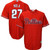Aaron Nola Philadelphia Phillies Majestic Alternate Official Cool Base Player Red 3D Jersey