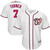 Trea Turner Washington Nationals Majestic Cool Base Jersey Jersey White 2021