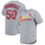Men'S Majestic Adam Wainwright Gray St. Louis Cardinals Road Official Player Jersey