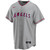 Men'S Mike Trout Silver Los Angeles Angels Road Replica Player Name Jersey