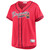 Women'S Red Atlanta Braves Plus Size Alternate Replica Team Jersey