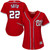 Washington Nationals Juan Soto #22 Womens Red Jersey
