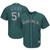 Ichiro Suzuki Seattle Mariners Majestic Official Cool Base Player Aqua 3D Jersey