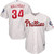 Roy Halladay Philadelphia Phillies Majestic 2021 Hall Of Fame Official Cool Base Player Jersey Jersey White/Red 2021