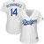 Enrique Hernandez Los Angeles Dodgers Majestic Womens Home Cool Base Player Jersey Jersey White 2021