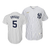Cooperstown Collection Yankees Joe Dimaggio #5 Home 2020 Jersey White
