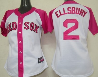 Jacoby Ellsbury #2 Boston Red Sox Majestic Womens 2012 Fashion By Athletic Limited Jersey