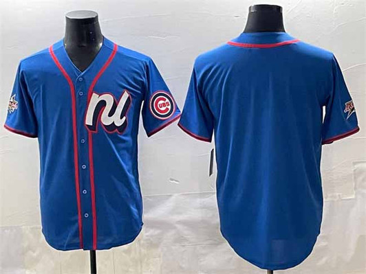 Chicago Cubs 2025 National League Blank All-Star Edition Limited B Jersey - Blue