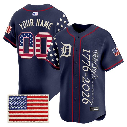 Detroit Tigers America250 Edition Vapor Premier Limited V2 Custom Jersey