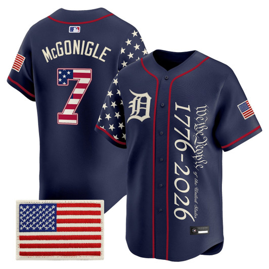Detroit Tigers Men America250 Edition Vapor Premier V2 Limited Jersey