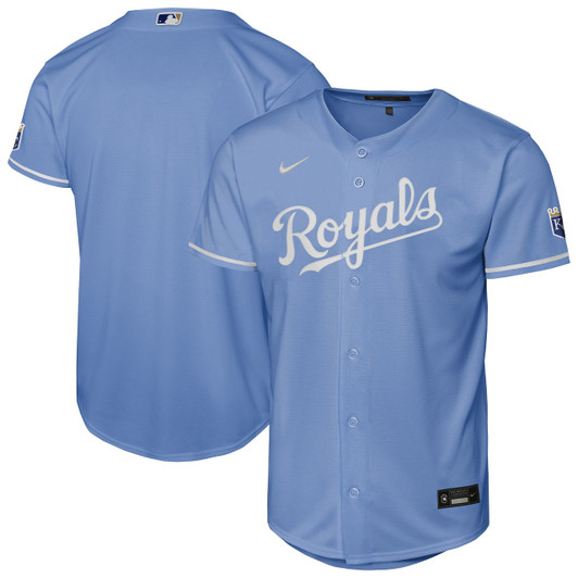 Light Blue Kansas City Royals Nike Youth Alternate Stadium Limited Jersey