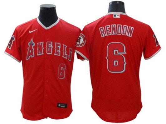 Anthony Rendon #6 Los Angeles Angels Alternate Limited Flex Base Jersey - Red