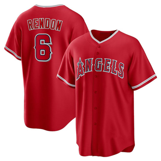 Anthony Rendon #6 Los Angeles Angels Alternate Limited Player Name Jersey - Red