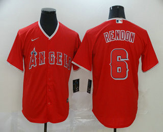 Anthony Rendon #6 Los Angeles Angels Nike Mens Limited Cool Base Jersey - Red