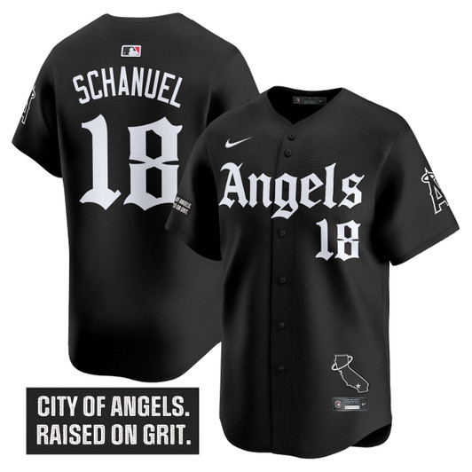 Gothic Halo Los Angeles Angels Men Edition Vapor Premier Limited Jersey
